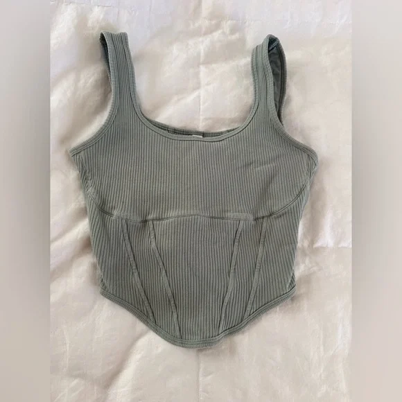 Victoria's Secret Pink Ribbed Top - Picture 2 of 5